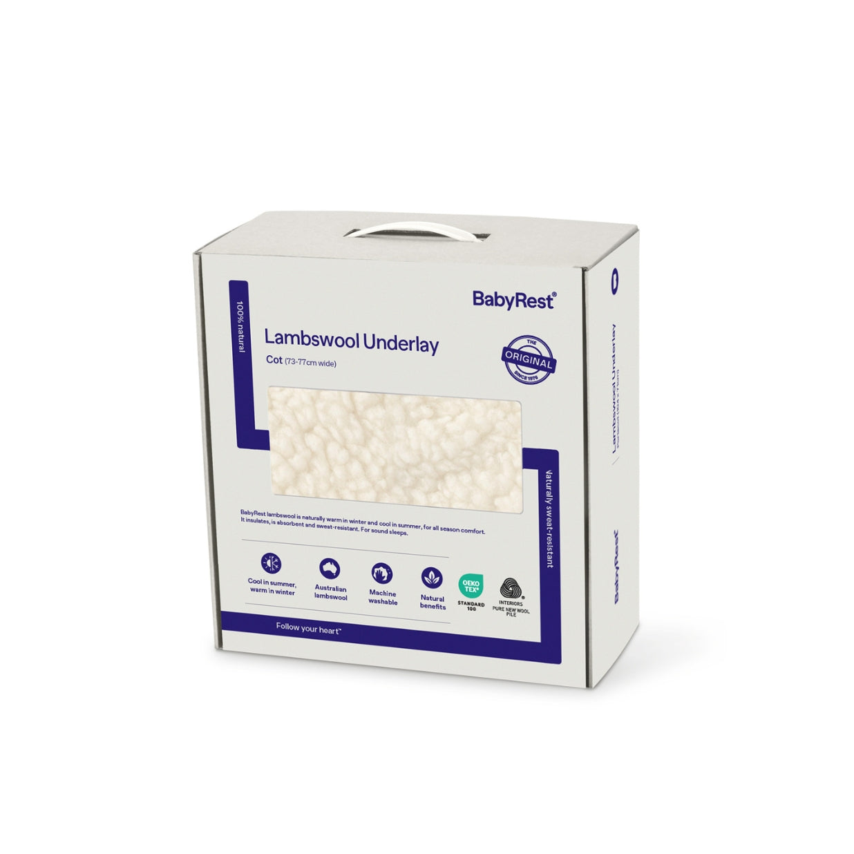 Lambswool Cot Underlay