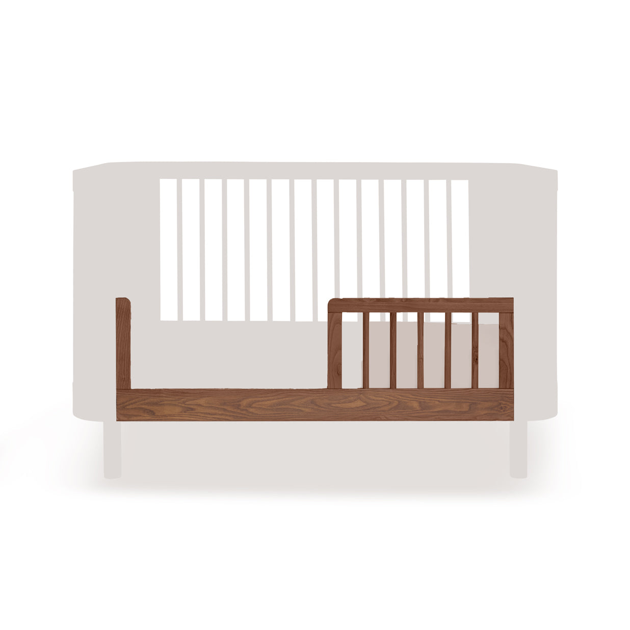 Juno Junior Bedrail - Luxe Walnut