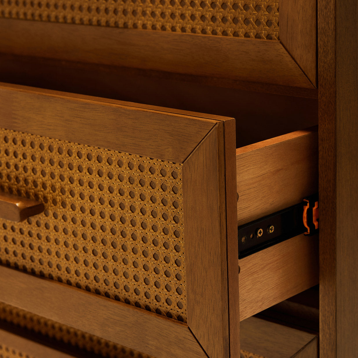 Kaya Cot & Chest Nursery Package - Teak