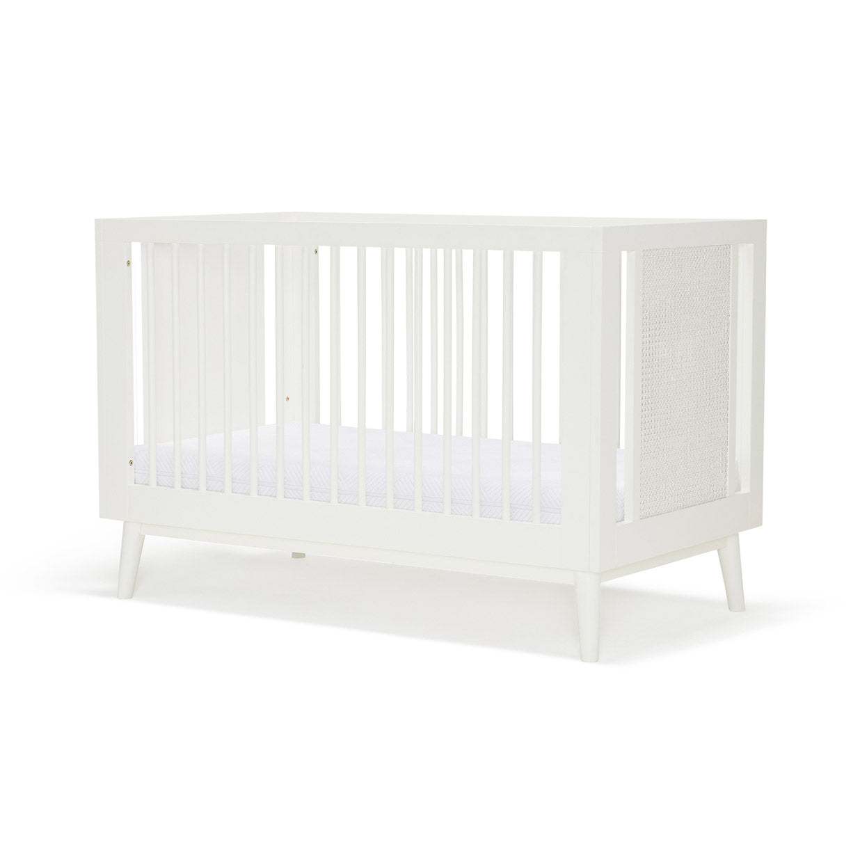 Kaya Cot & Chest Nursery Package - White