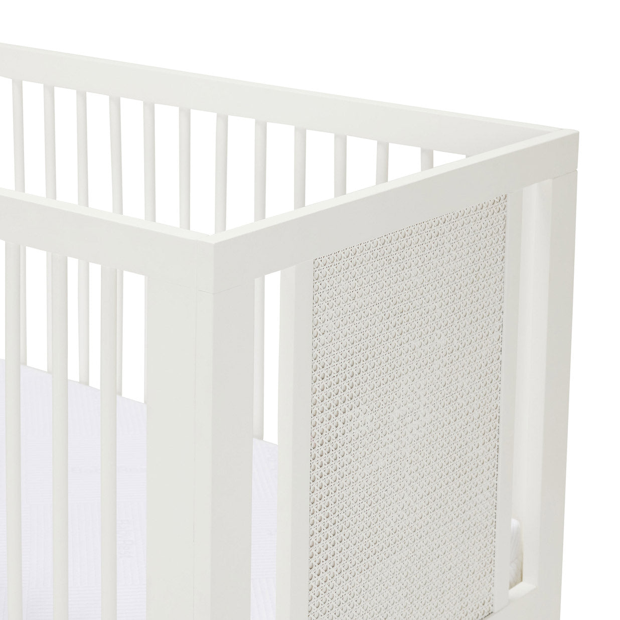 Kaya Cot & Chest Nursery Package - White