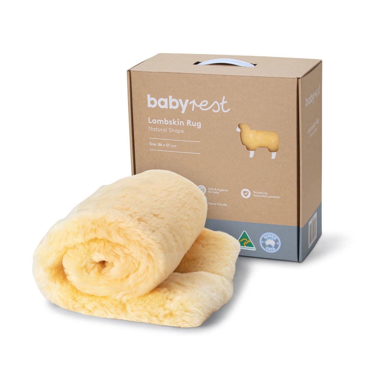 BabyRest Natural Lambskin Rug - Main Image