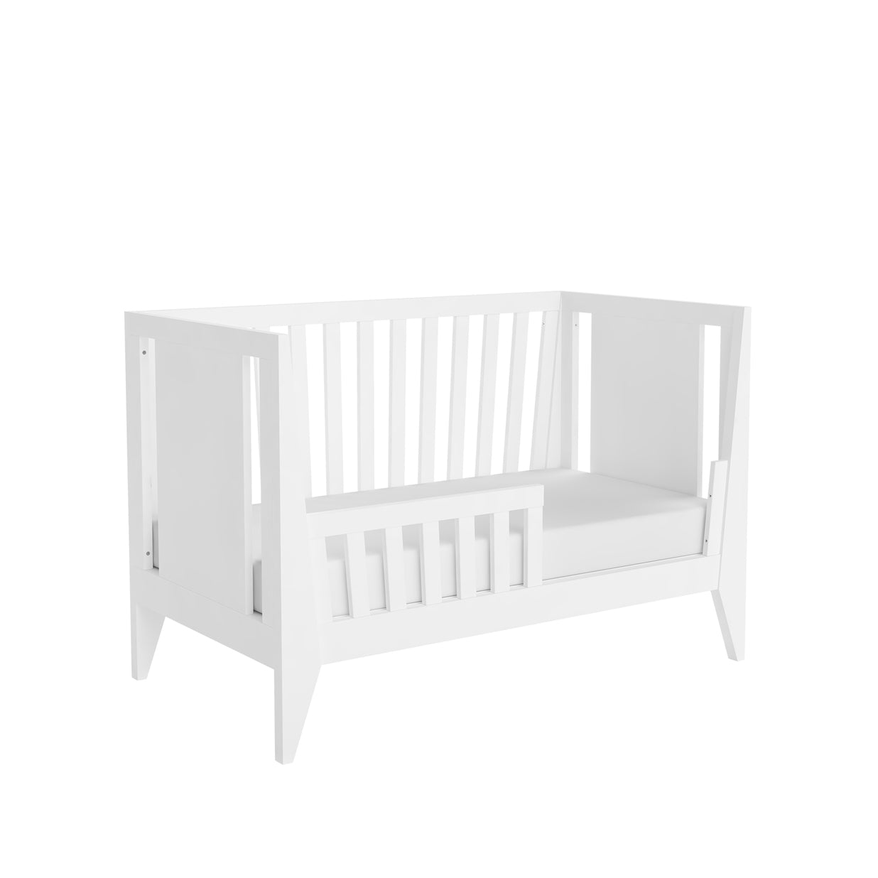 Franka Cot Junior Bedrail - White