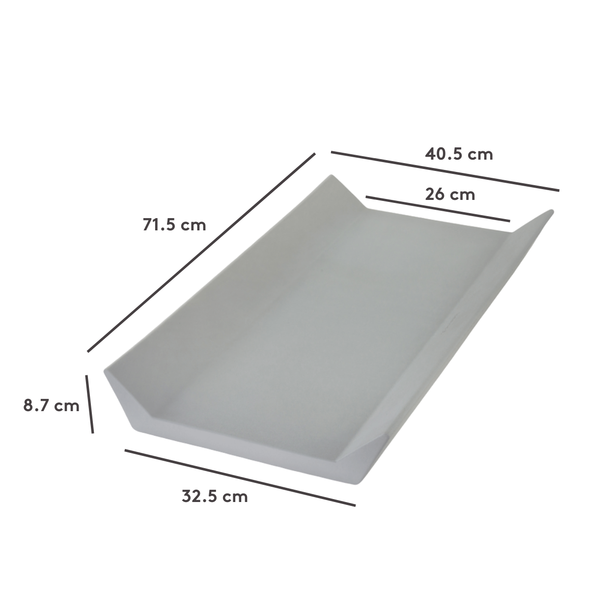 Nova Change Mat - Grey