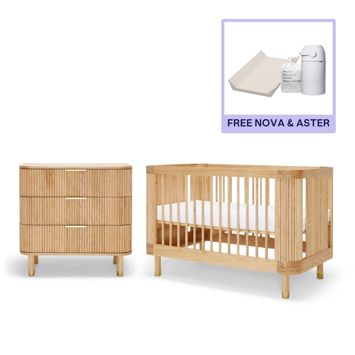 Juno Cot & Chest + Changing bundle