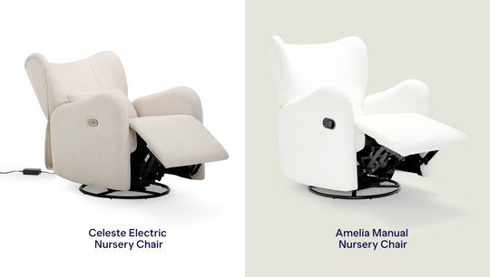 Celeste or Amelia: Which BabyRest nursery chair is right for me?