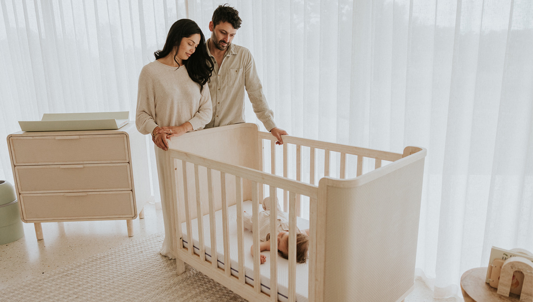 Embrace coastal calm in your nursery with the Seaford Collection