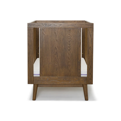 Beckett Dropside Cot Heritage Walnut