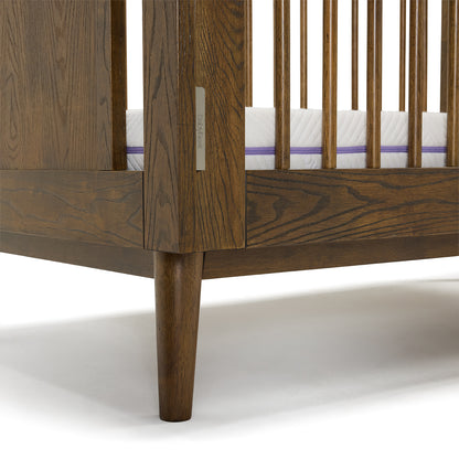 Beckett Dropside Cot Heritage Walnut