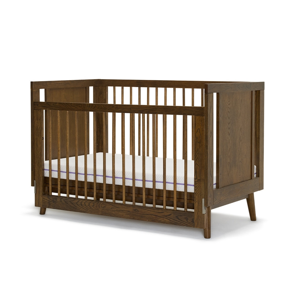 Beckett Dropside Cot Heritage Walnut