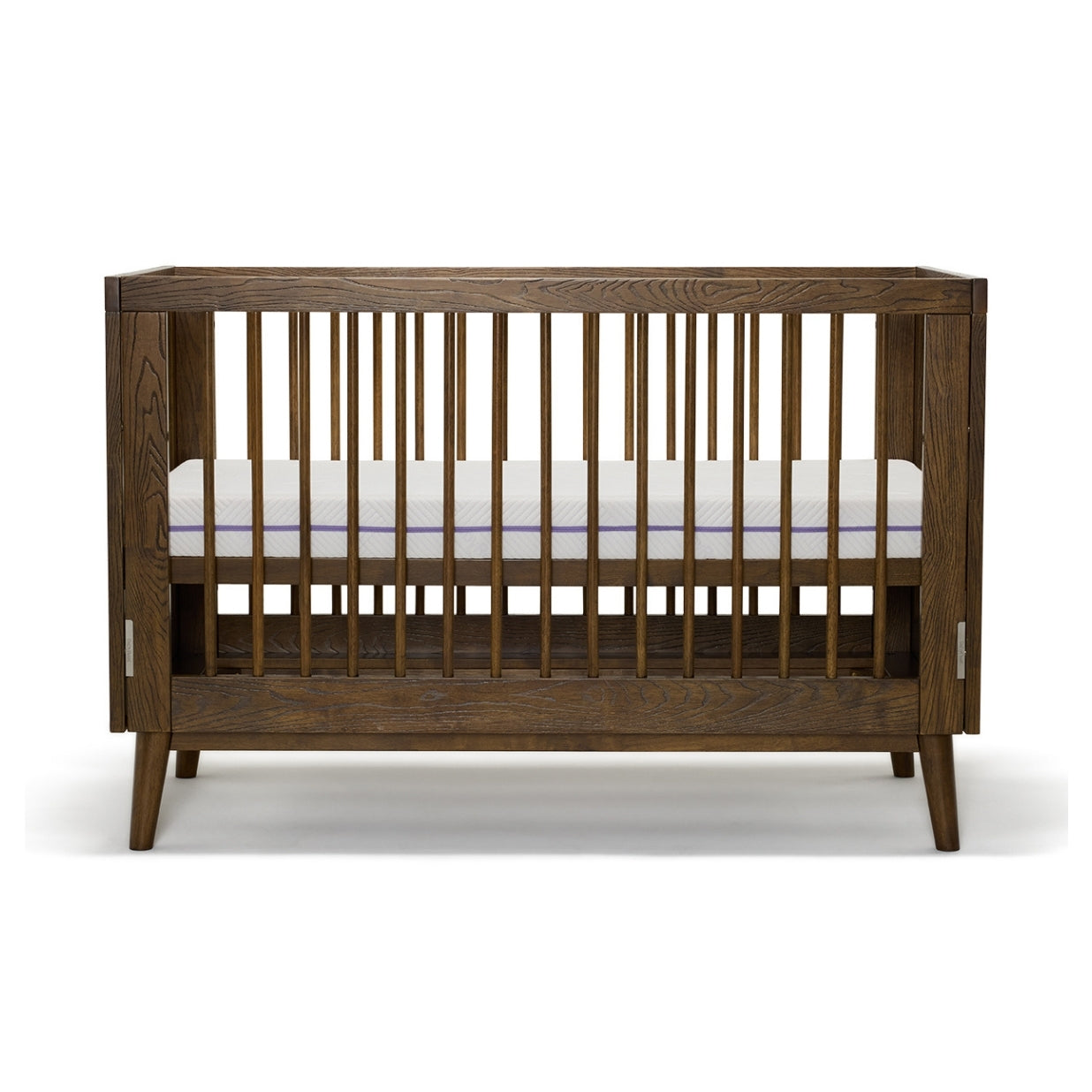 Beckett Dropside Cot Heritage Walnut