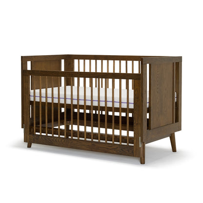 Beckett Dropside Cot Heritage Walnut