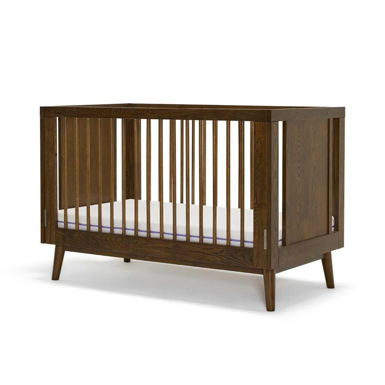 Beckett Dropside Cot Heritage Walnut