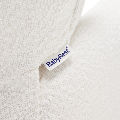 Amelia Nursery Chair - White Boucle
