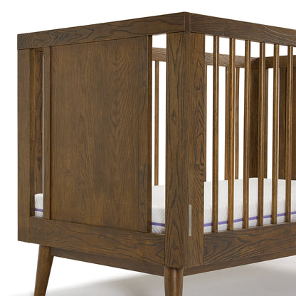 Beckett Dropside Cot Heritage Walnut