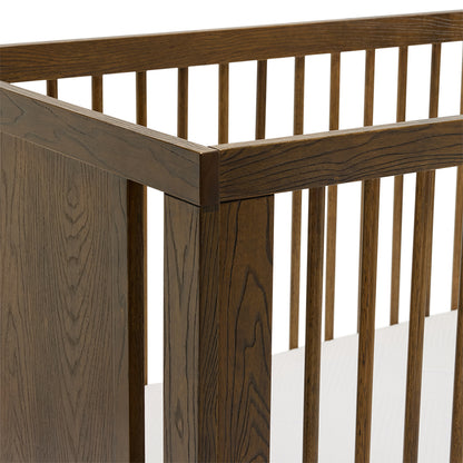 Beckett Dropside Cot Heritage Walnut