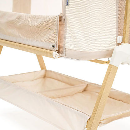 Alfie² Bedside Bassinet - Beige/Natural