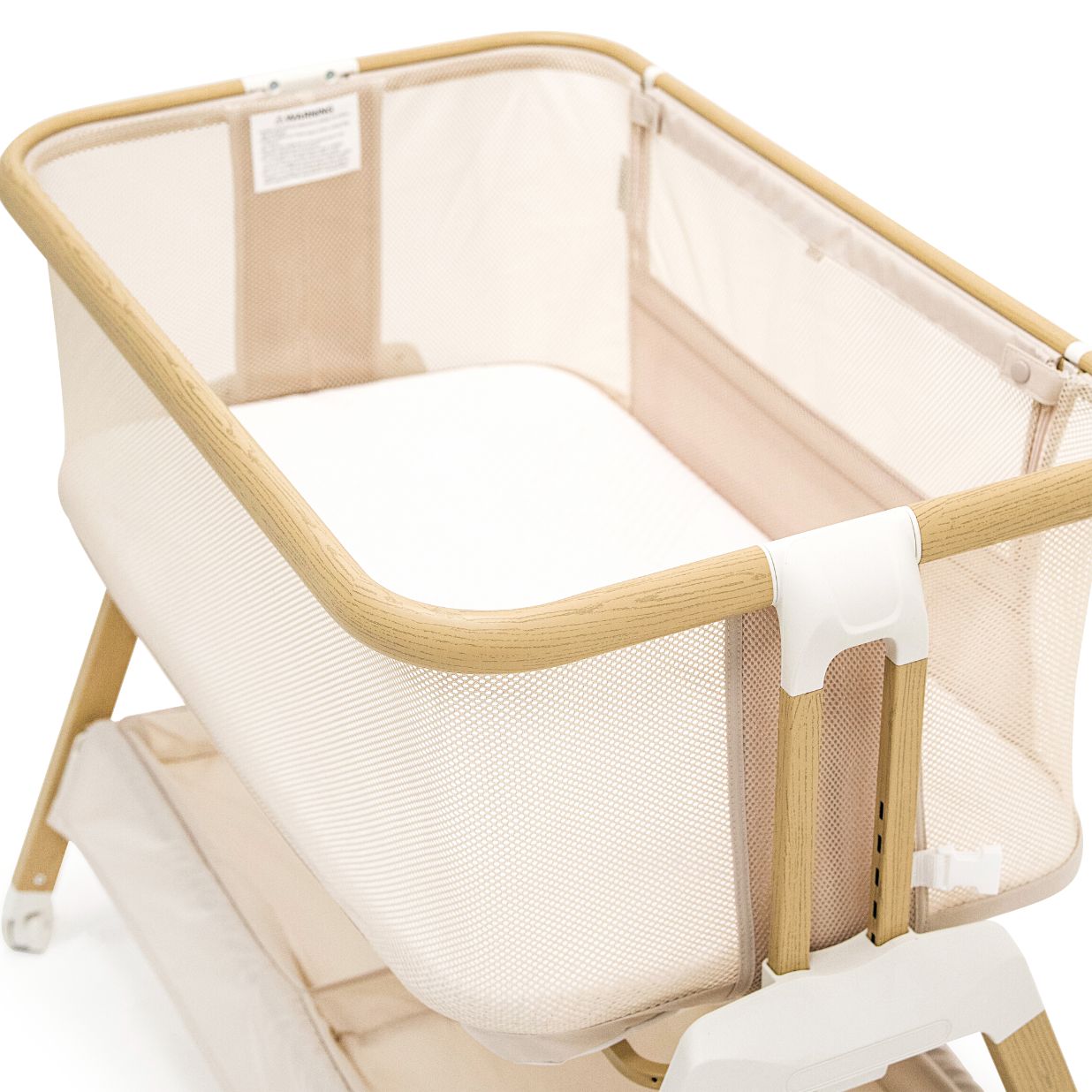 Alfie² Bedside Bassinet - Beige/Natural