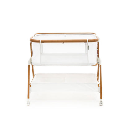 Alfie² Bedside Bassinet - White/Walnut