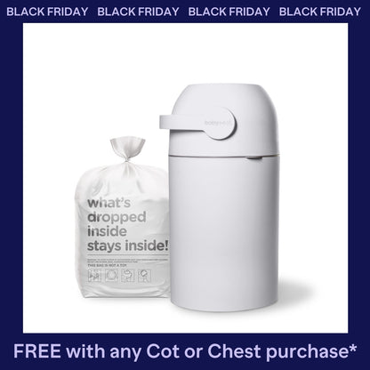 Aster Nappy Bin - White