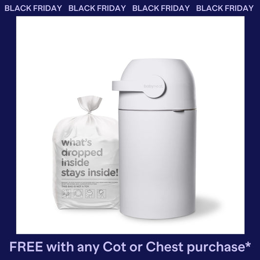 Aster Nappy Bin - White