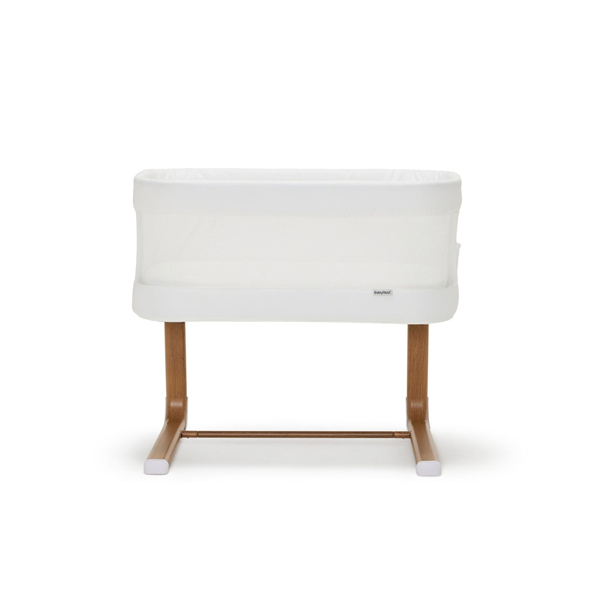 Swan Smart Electric Bassinet - White/Walnut