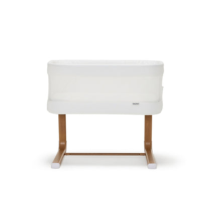 Swan Smart Electric Bassinet - White/Walnut