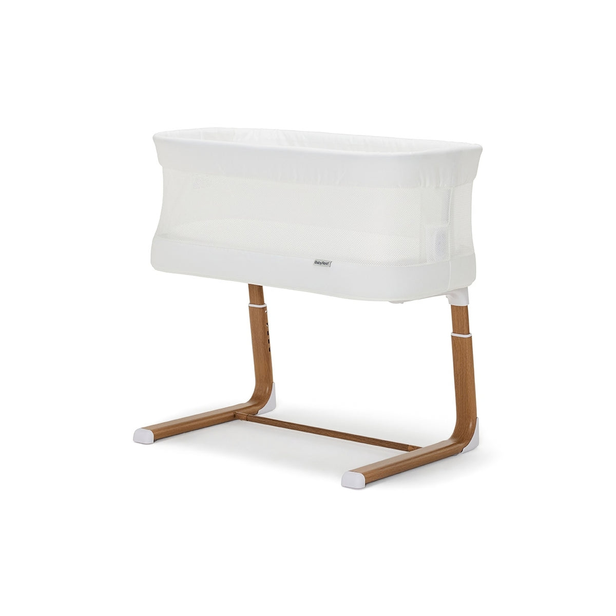 Swan Smart Electric Bassinet - White/Walnut