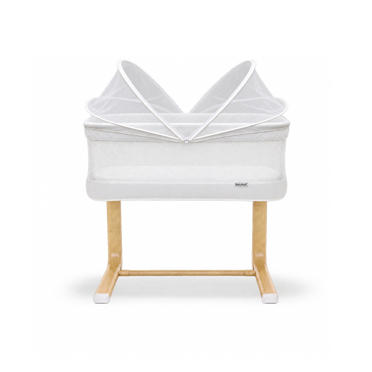 Swan Smart Electric Bassinet - White/Natural