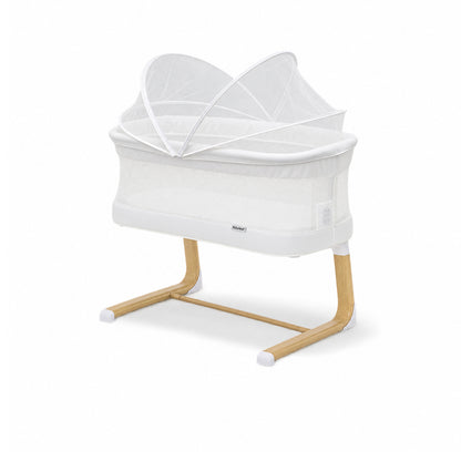 Swan Smart Electric Bassinet - White/Natural