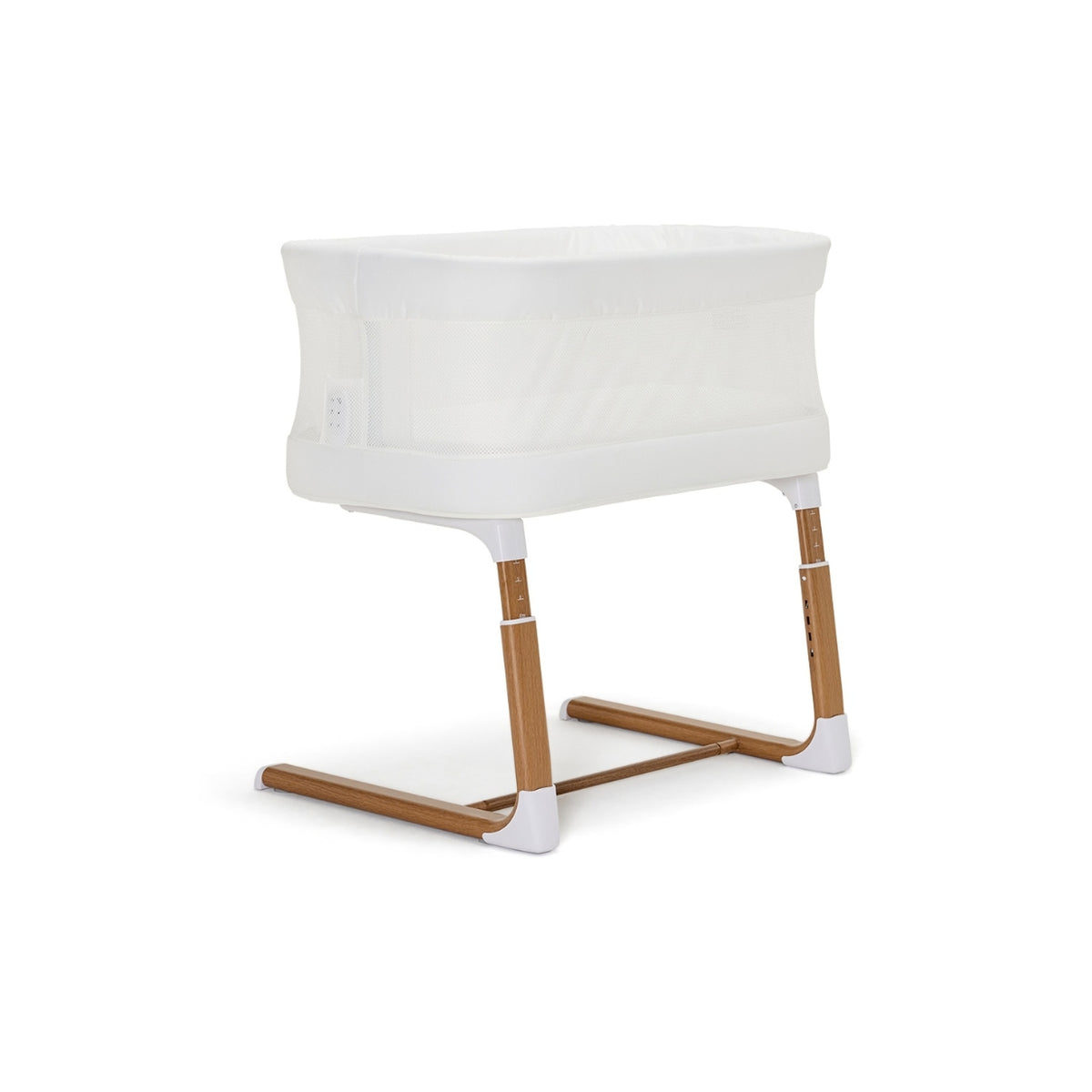 Swan Smart Electric Bassinet - White/Walnut