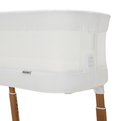Swan Smart Electric Bassinet - White/Walnut