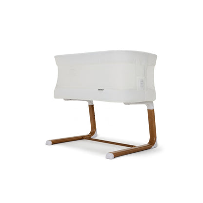Swan Smart Electric Bassinet - White/Walnut