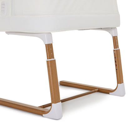 Swan Smart Electric Bassinet - White/Walnut