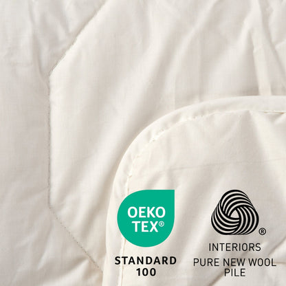Cot Quilt - Wool Filled