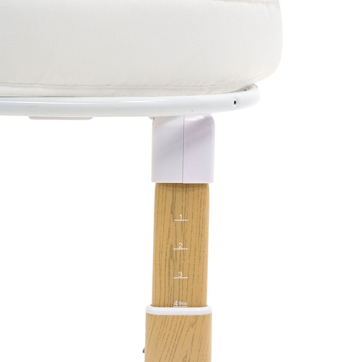 Swan Smart Electric Bassinet - White/Natural