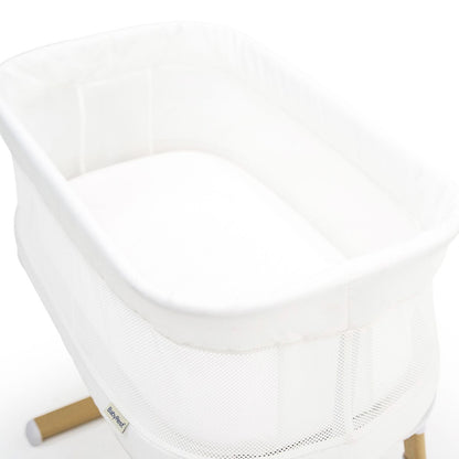 Swan Smart Electric Bassinet - White/Natural