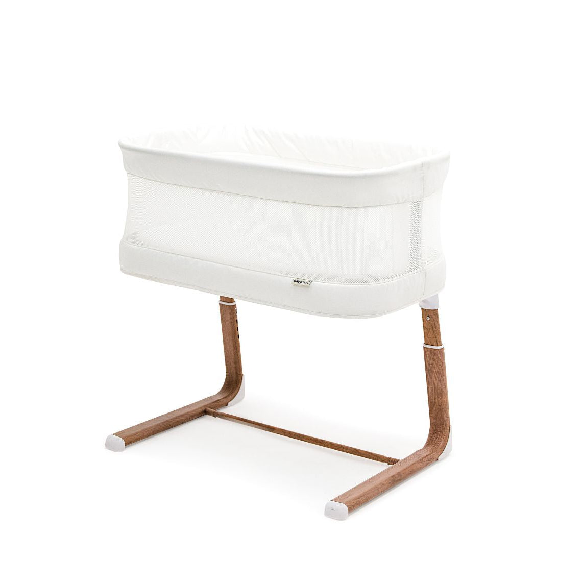 Swan Smart Electric Bassinet - White/Walnut