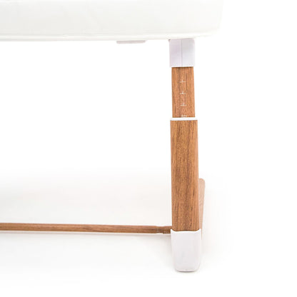 Swan Smart Electric Bassinet - White/Walnut