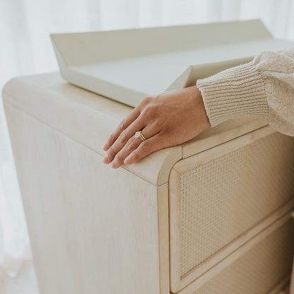 Seaford Chest 3 Drawer - Whitewash