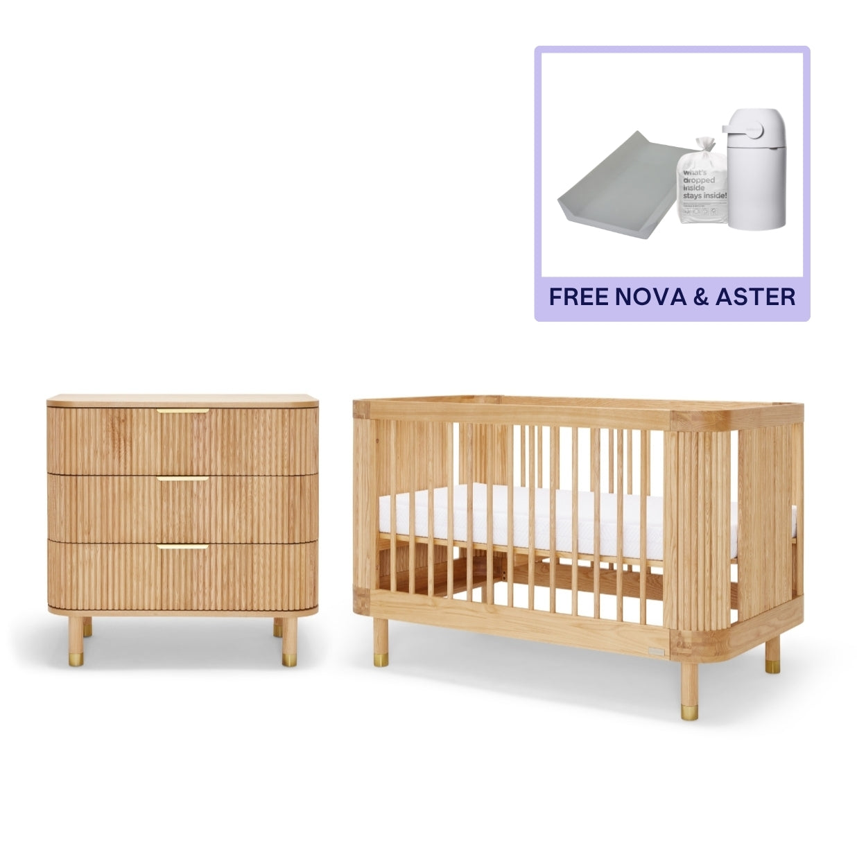 Juno Cot & Chest + Changing bundle
