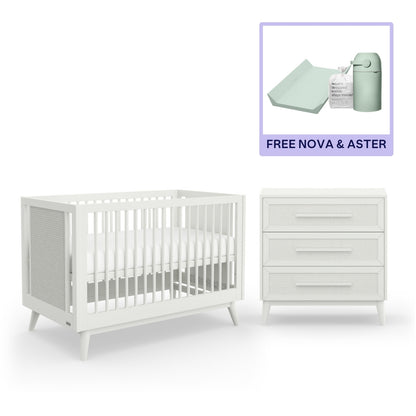 Kaya Cot & Chest + Changing bundle