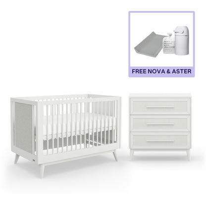 Kaya Cot & Chest + Changing bundle