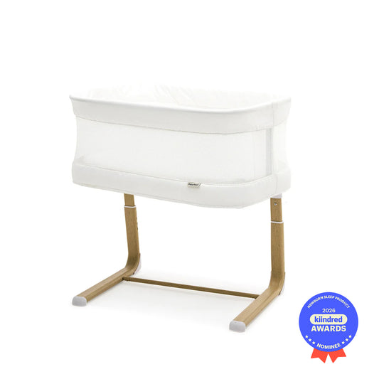 Swan Smart Electric Bassinet - White/Natural