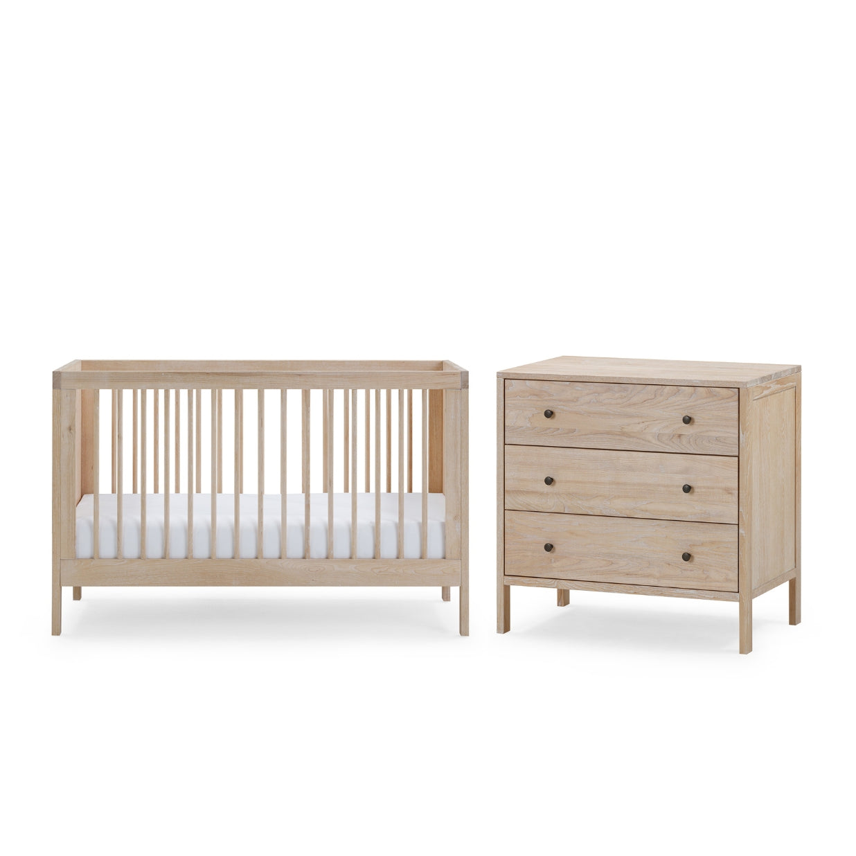 Grove Cot & Chest Nursery Package - Vintage Ash