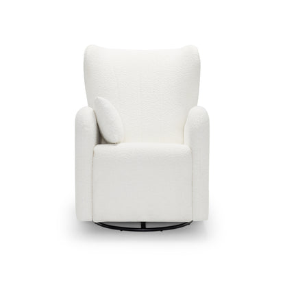 Amelia Nursery Chair - White Boucle
