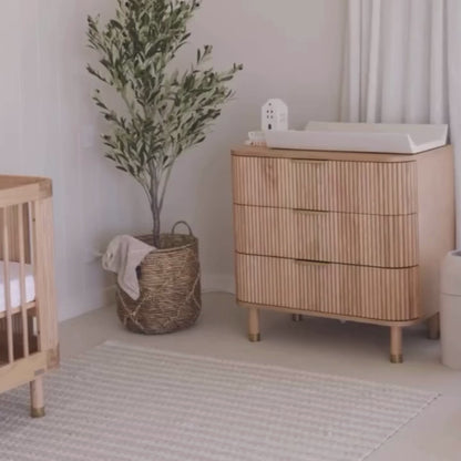Juno Cot & Chest Nursery Package - Ash