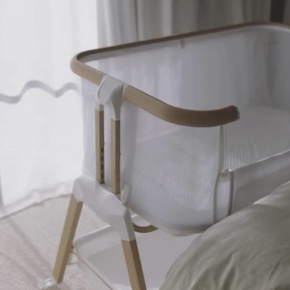 Alfie² Bedside Bassinet - Beige/Natural